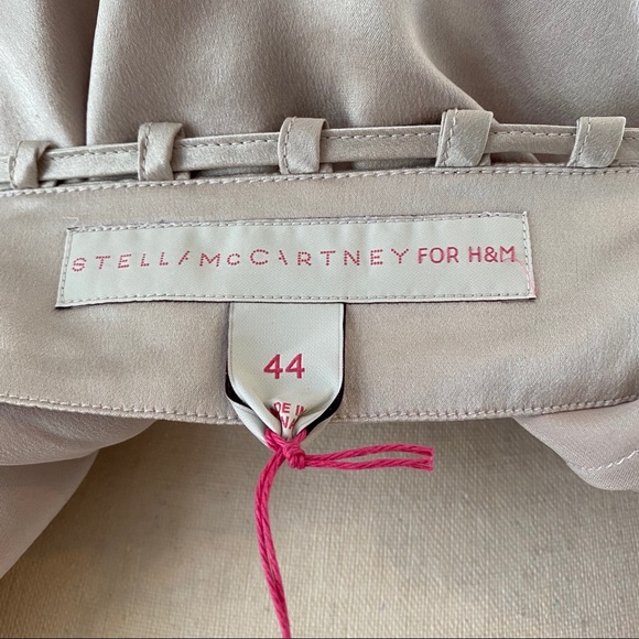 NWT Stella McCartney for H&M 100% Silk Dress Sz44 - Picture 7 of 8